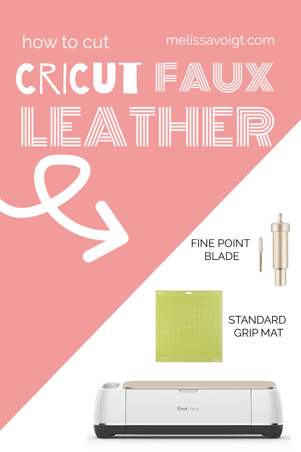HOW TO CUT FAUX LEATHER ON A CRICUT — melissa voigt
