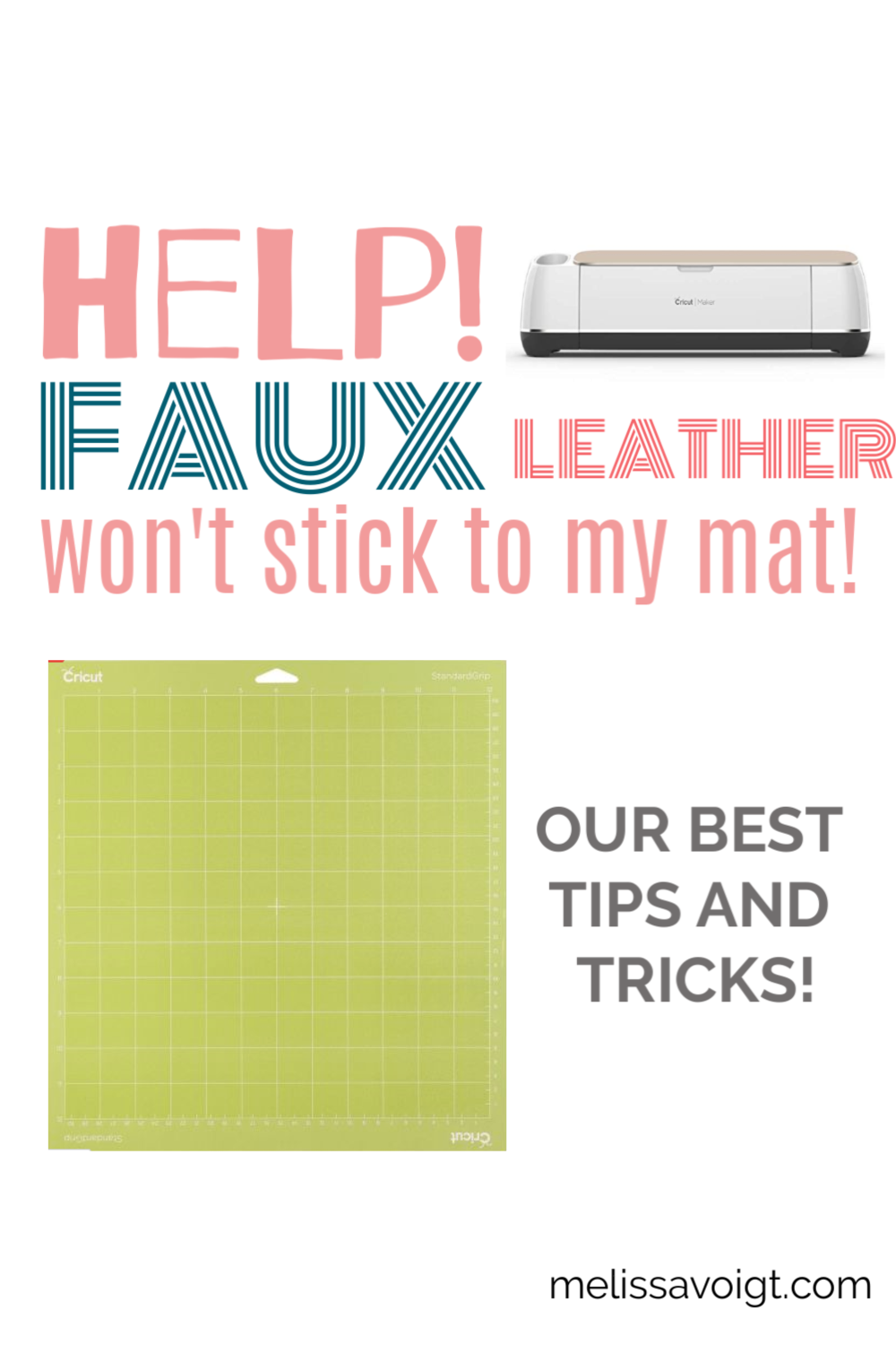 HOW TO CUT FAUX LEATHER ON A CRICUT — melissa voigt