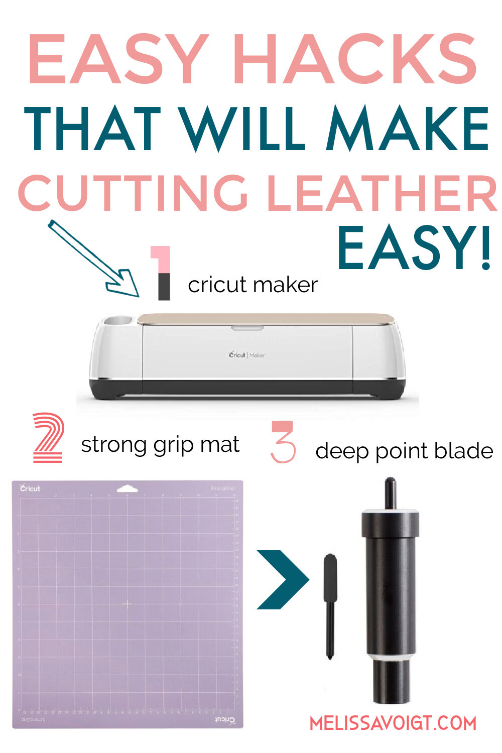 HOW TO CUT LEATHER ON YOUR CRICUT THE EASY WAY! — melissa voigt