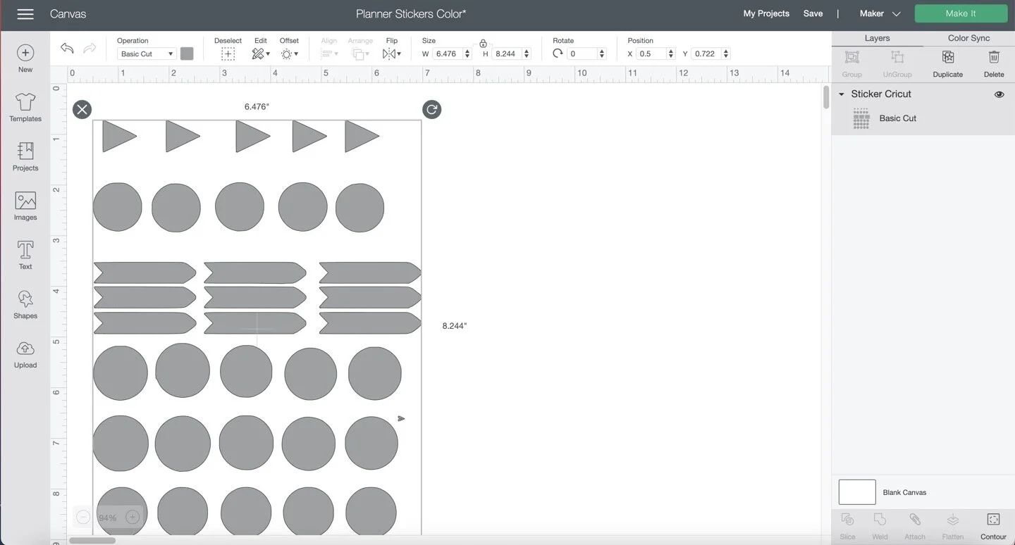 Cricut Print and Cut — melissa voigt