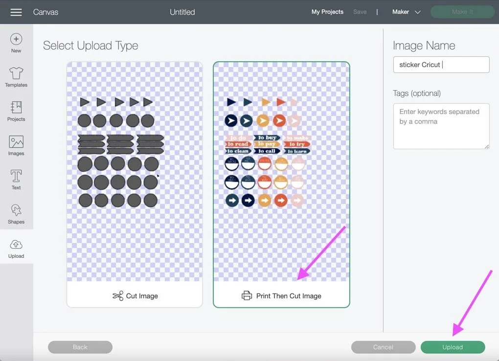 HOW TO MAKE CRICUT STICKERS — melissa voigt
