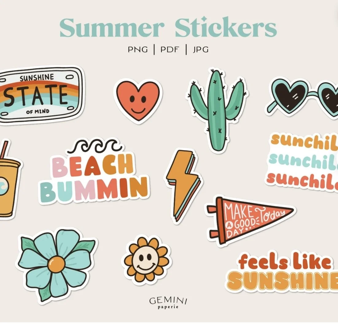 How to Make Stickers with your Cricut +Free Sticker Layout Templates