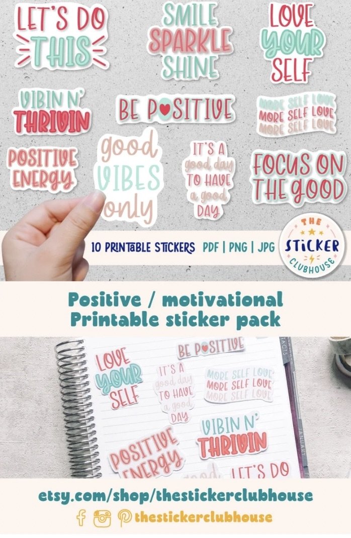 How to Make Planner Stickers with Cricut (7 FREE Templates) 