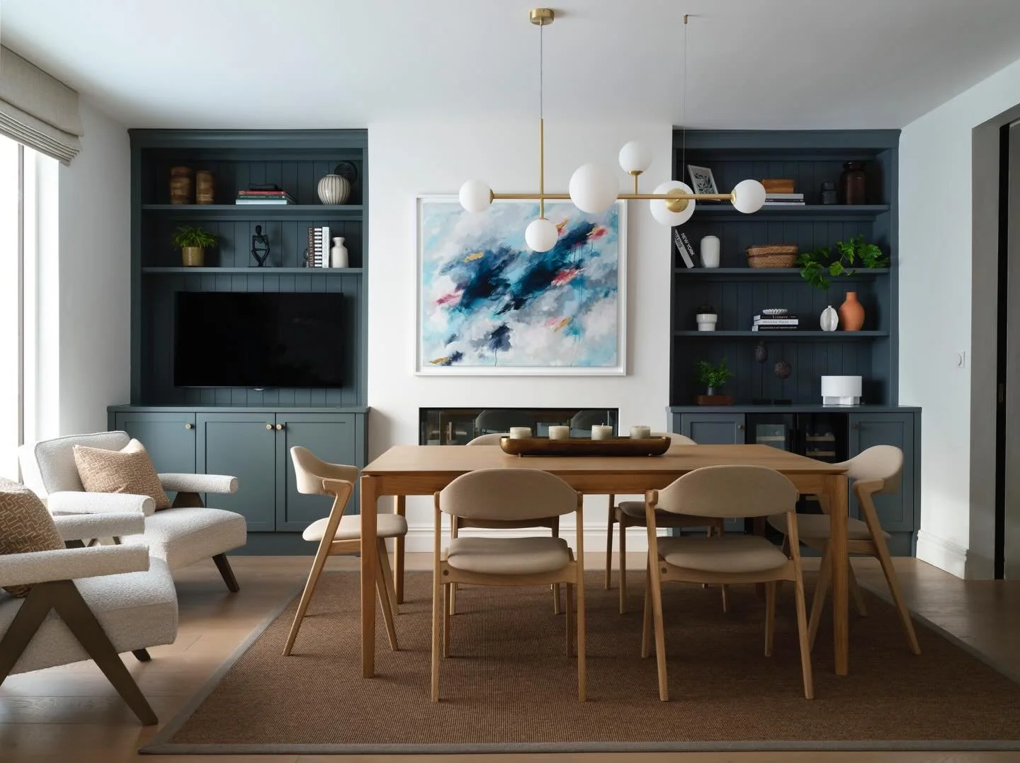 Spot the difference 👀
Same room. Same footprint.
But a completely different feeling.

It was lovely before&hellip;
Now it&rsquo;s layered, considered, and carefully reworked; improving flow, function, and flexibility so the entire ground floor suppo