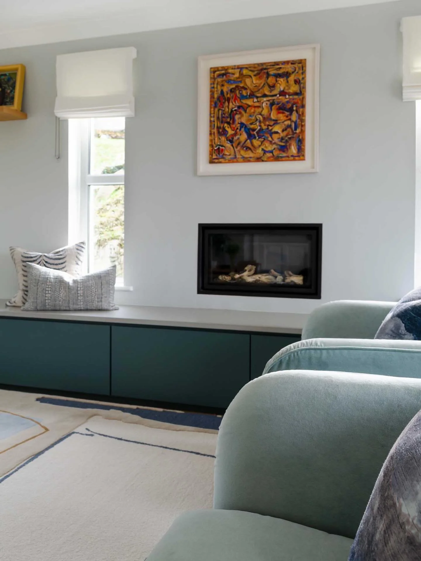 When I first visited this home, the sitting room never quite worked for the family.

It&rsquo;s a long space, used for everything &mdash; from TV and games to reading and entertaining &mdash; but it felt disjointed and unresolved.

We started by step