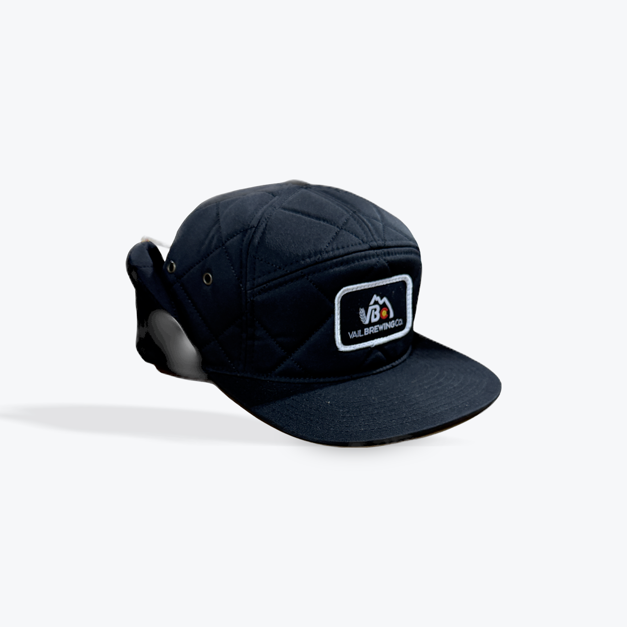 Quilted Earflap Trapper Cap - Multiple Colors