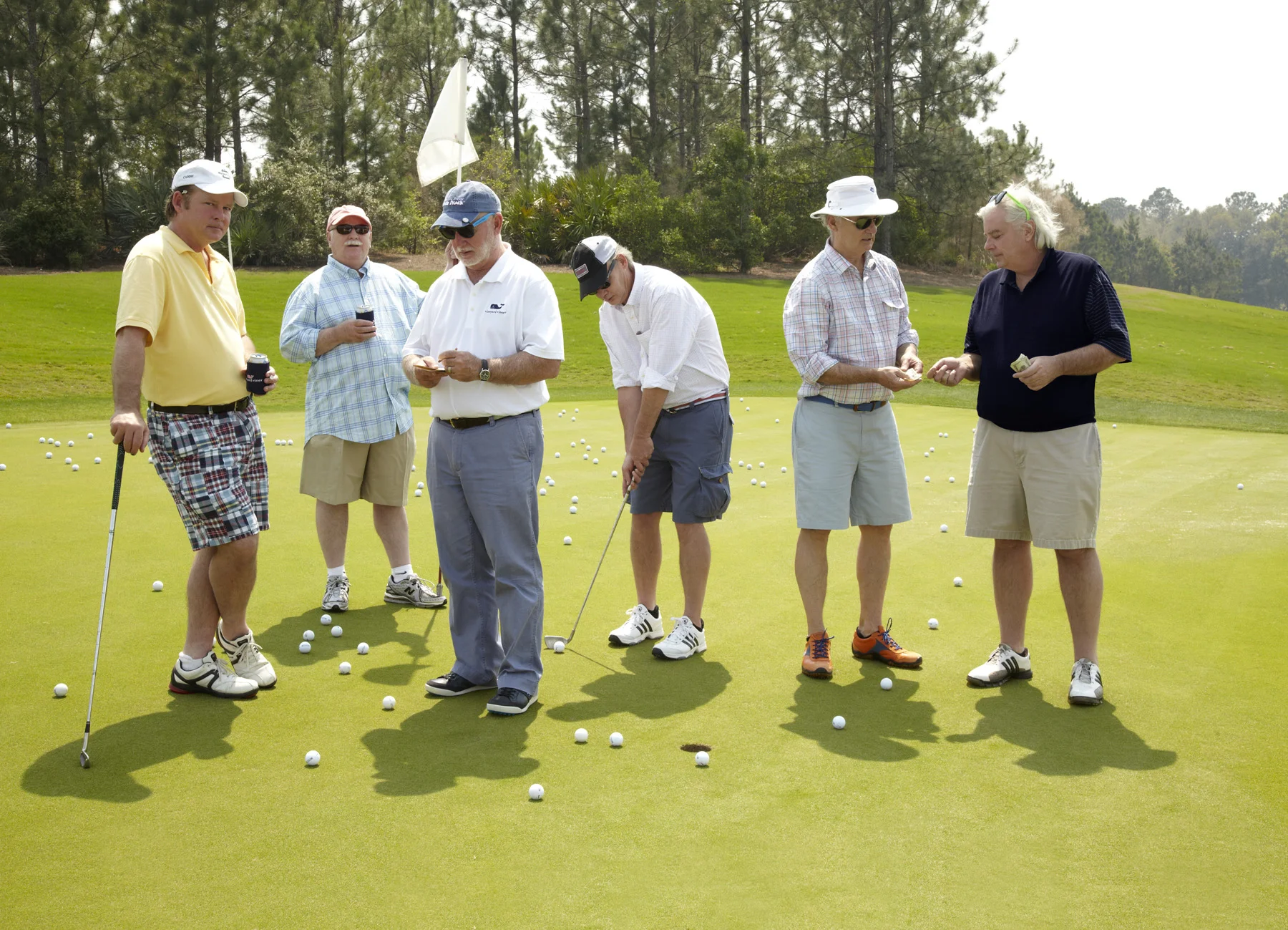 The Murray Bros. playing the best game there is, in our opinion ;) - (Pictured left to right: Joel, Brian, Ed, Johnny, Bill, Andy)