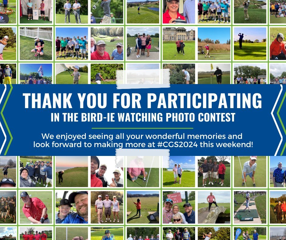 Thank you for sharing all your amazing golf memories and making #BirdieWatching2024 such a success🐤⛳️ Congratulations to all of this year&rsquo;s winners 🎉

Come create more memories at #CGS2024 this weekend! 
February 23-25
Donald E. Stephens Conv