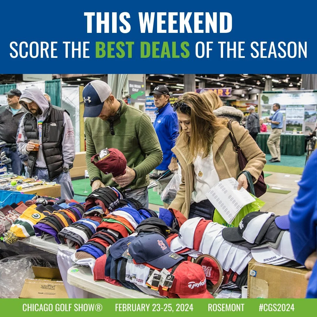 🚨 SHOW OPENS TOMORROW @ NOON 🚨

Join us this weekend at the 2024 Chicago Golf Show&reg; presented by @cdgagolf to find everything you need for your first tee time of the season! ⛳⁣
⁣
✅ Find GREAT DEALS on equipment, apparel, vacations and more from