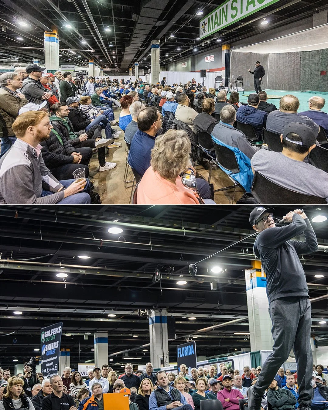 You came out in full force last year to catch a golf clinic and Q&amp;A with Hank Haney, premier golf instructor and former coach of Tiger Woods, and now he's back for more! @chicagogolfshow fans are truly the best in the game! 🙌

Haney joins previo