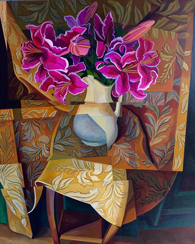 A captivating first look at Joan Steinman&rsquo;s new work for her upcoming exhibition, New Paintings. The show opens Thursday, February 7, with a reception from 6-8pm.
&ldquo;Valentine Flowers II&rdquo;, Joan Steinman, 48&rdquo; x 36&rdquo;