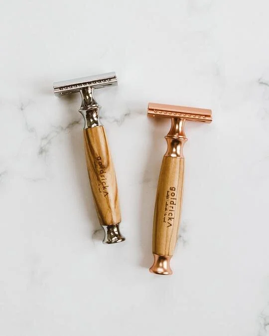 Reusable Razor | Olive Wood