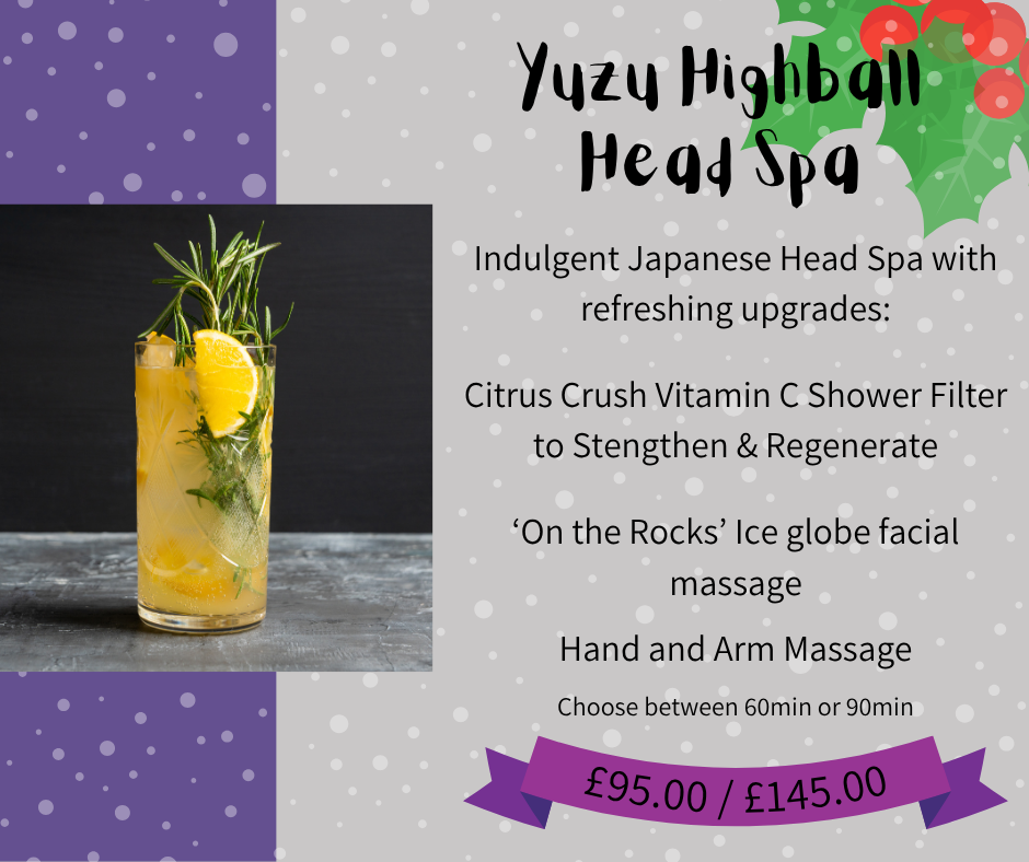 Yuzu Highball Head Spa 60 or 90min