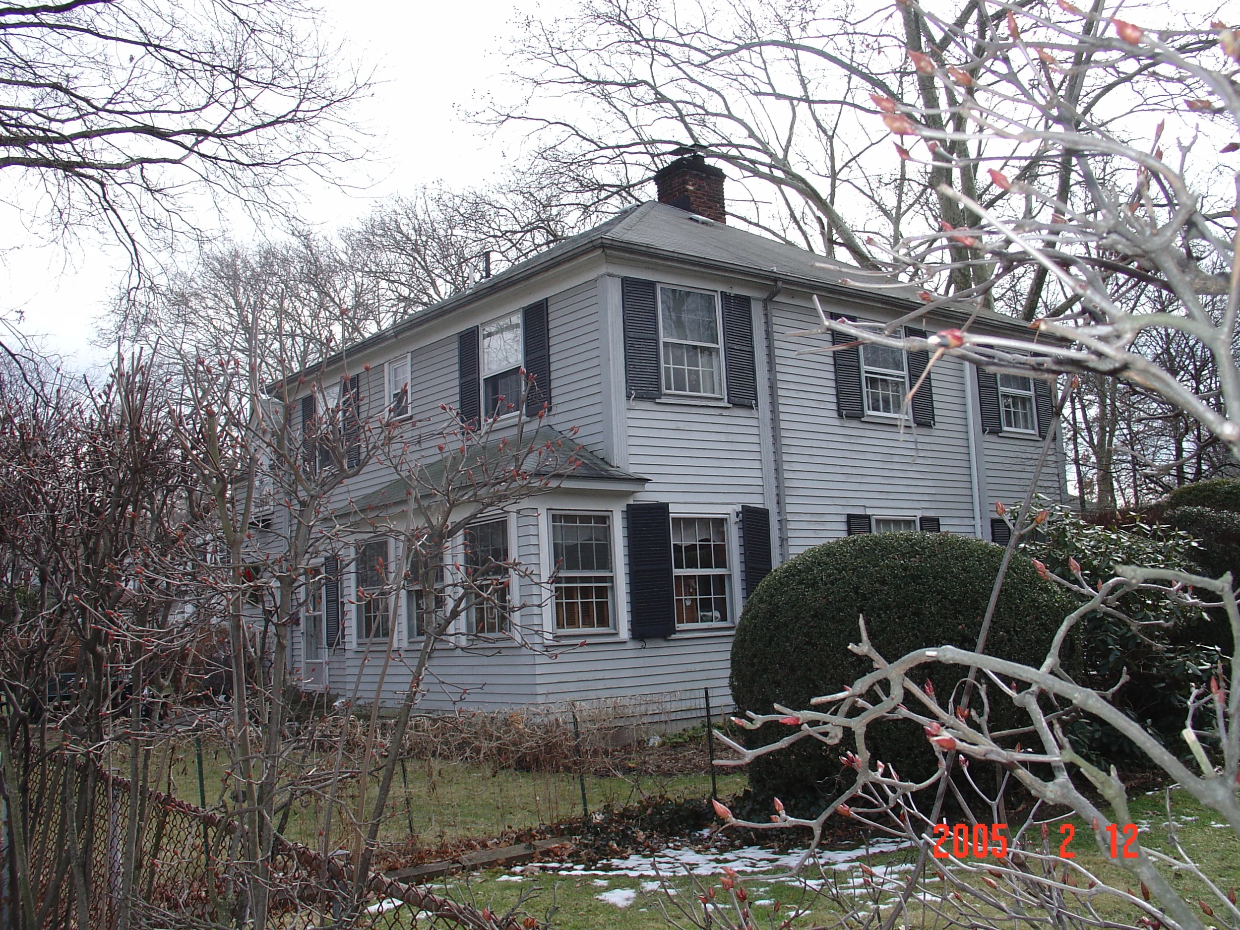  Front and Side View, Before 