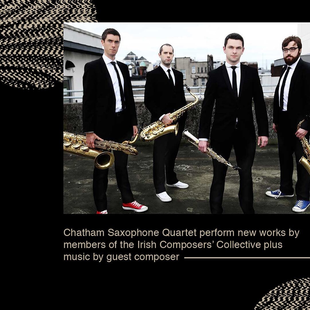 First concert of 2020! 🎷🎷🎷 Chatham Saxophone Quartet perform two works by guest composer Jacob TV alongside 6 new works by members of the collective @aranogrady , @lara_wav , @perrinbarclay , @cadenza433_ , Martin Devek and Michael Riordan. 
@arts