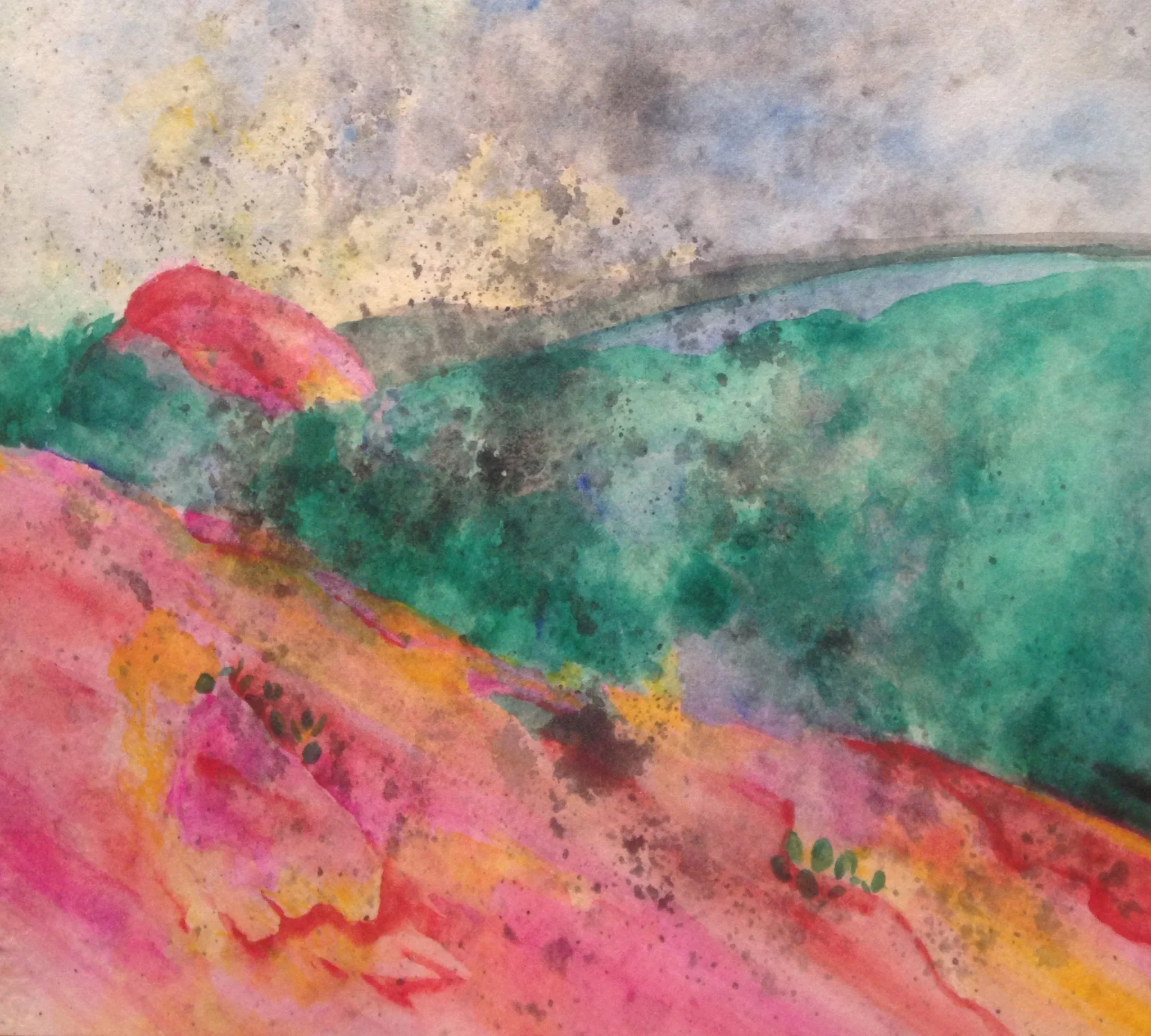 View of Turkey Peak from Enchanted Rock