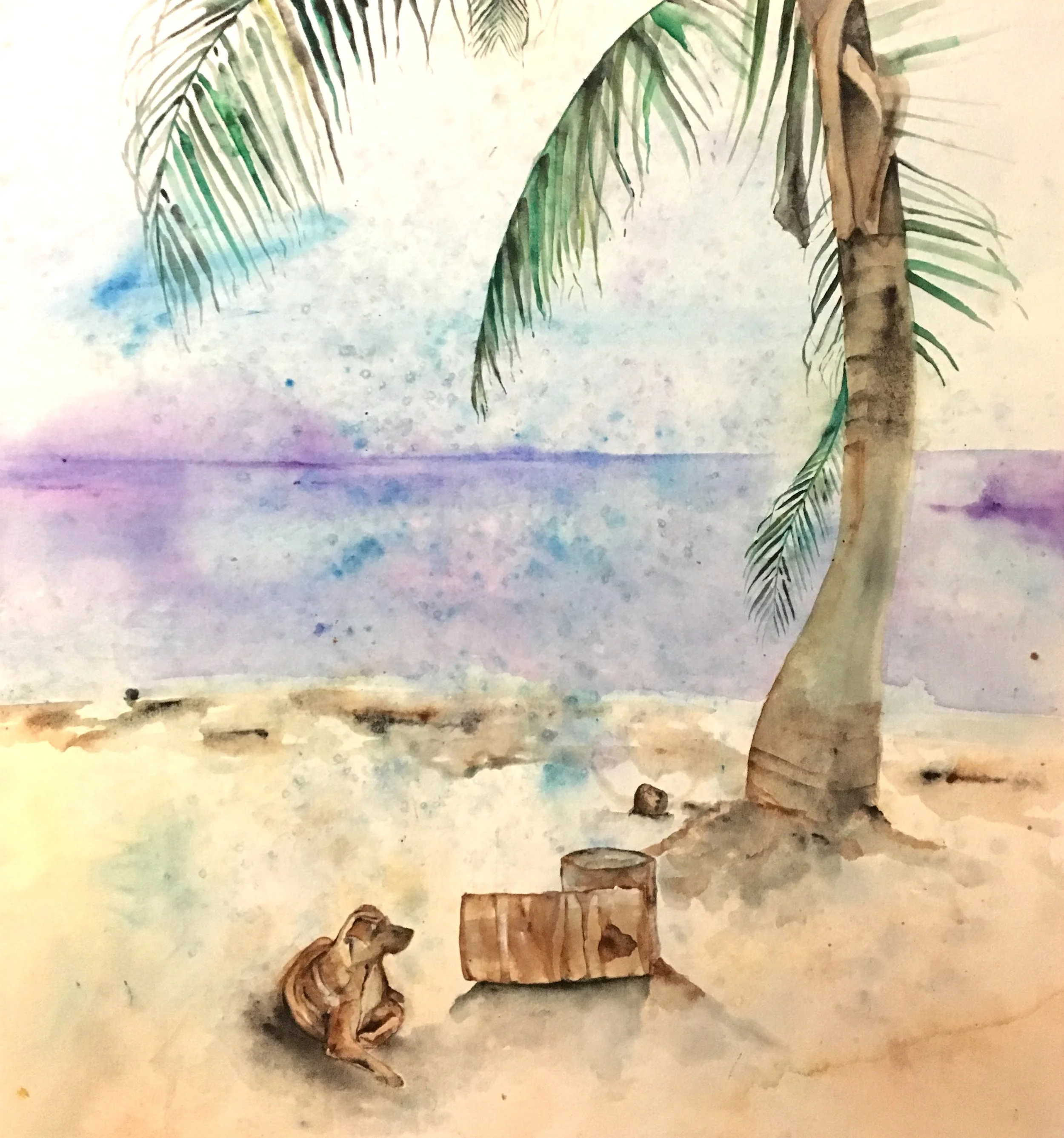 Papa on the Beach