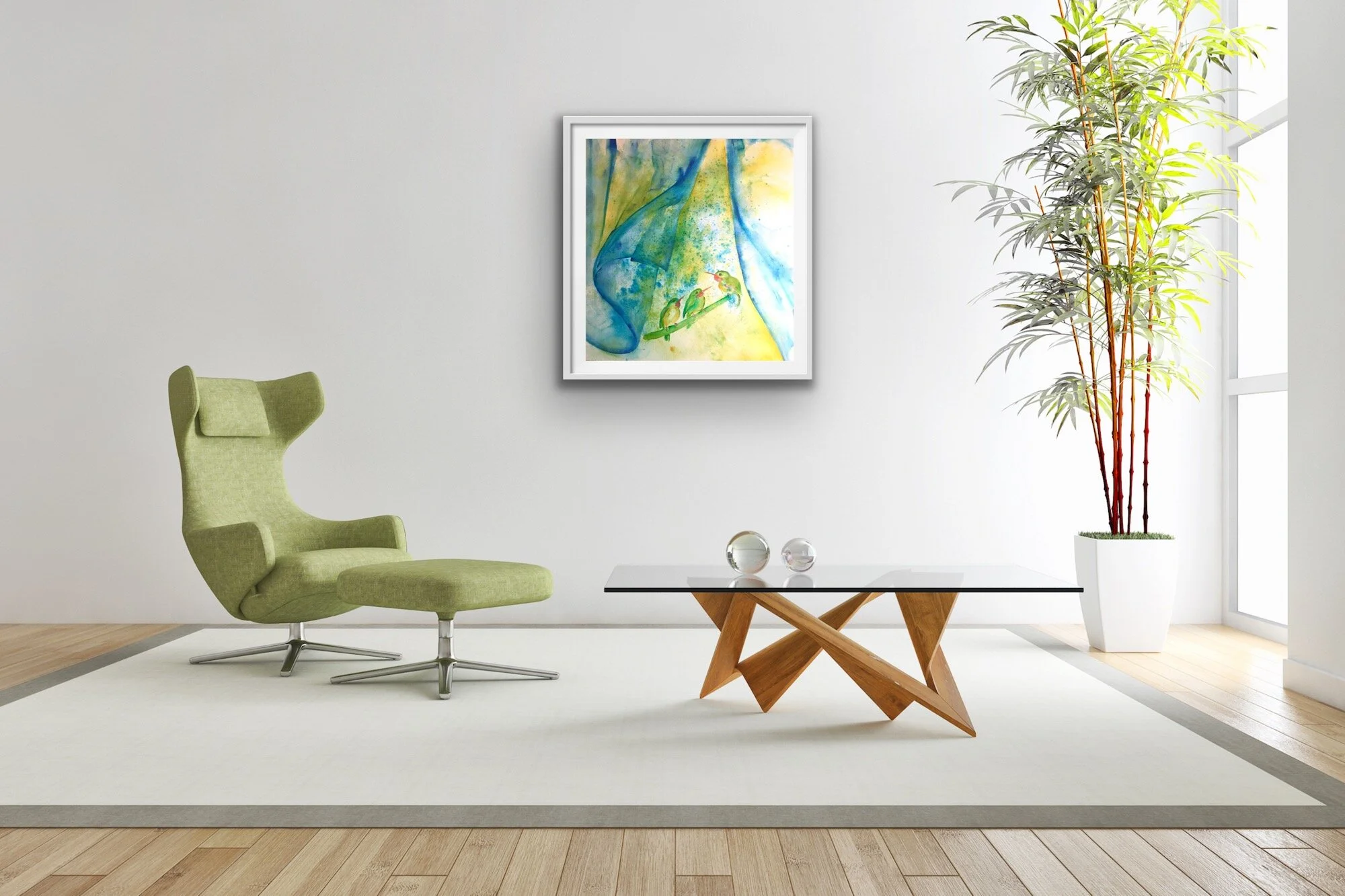 Three Little Birds staged.JPG