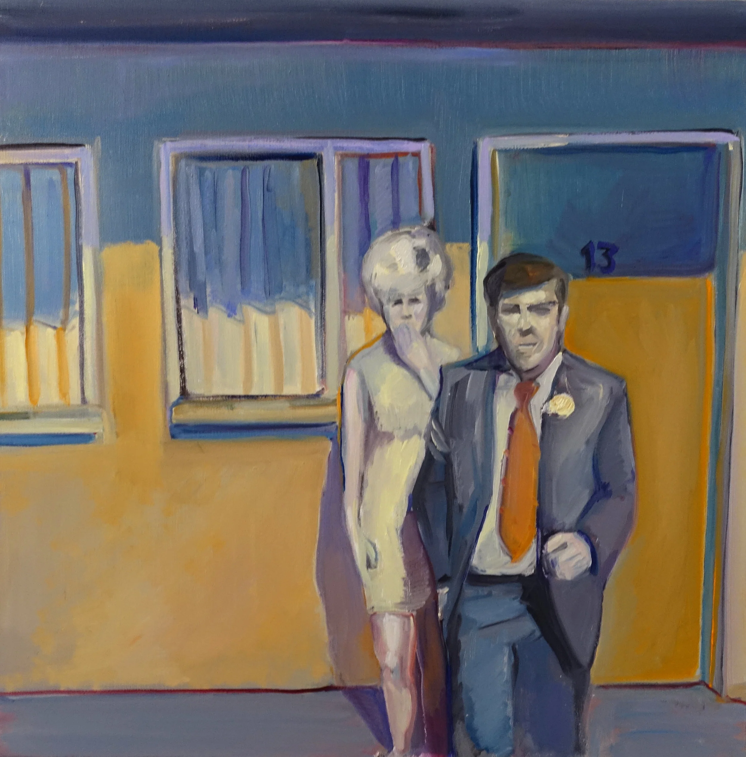 3.Crow.OutsideRoom13.18x18.OilonCanvas copy.jpeg