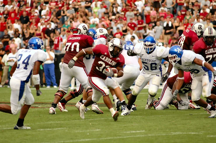 Staff Photo by C.J. Driggers: Daccus Turman led the Gamecocks with 81 yards on 18 carries against Kentucky.