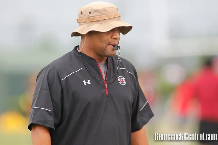 Staff photo by Chris Gillespie: Adams is one of two coaches with only game of experience against South Carolina. 