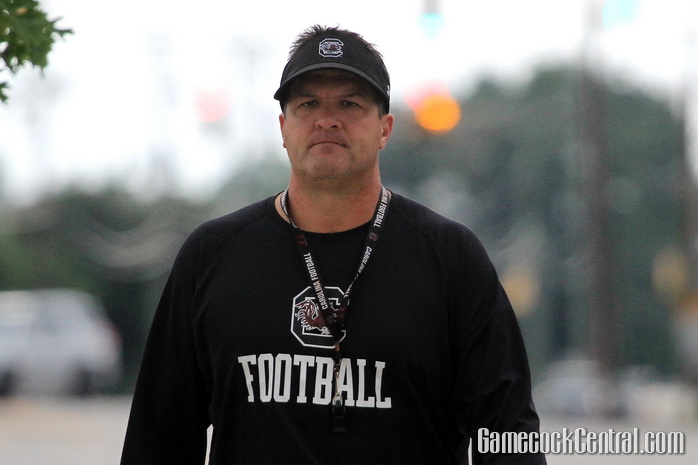 Staff photo by Paul Collins: Botkin beat the Gamecocks twice during his all-conference years at Arkansas. 