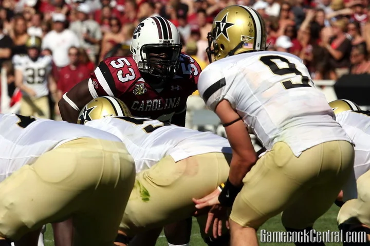Staff Photo by Paul Collins: South Carolina's upset loss to Vandy started a five-game losing skid.