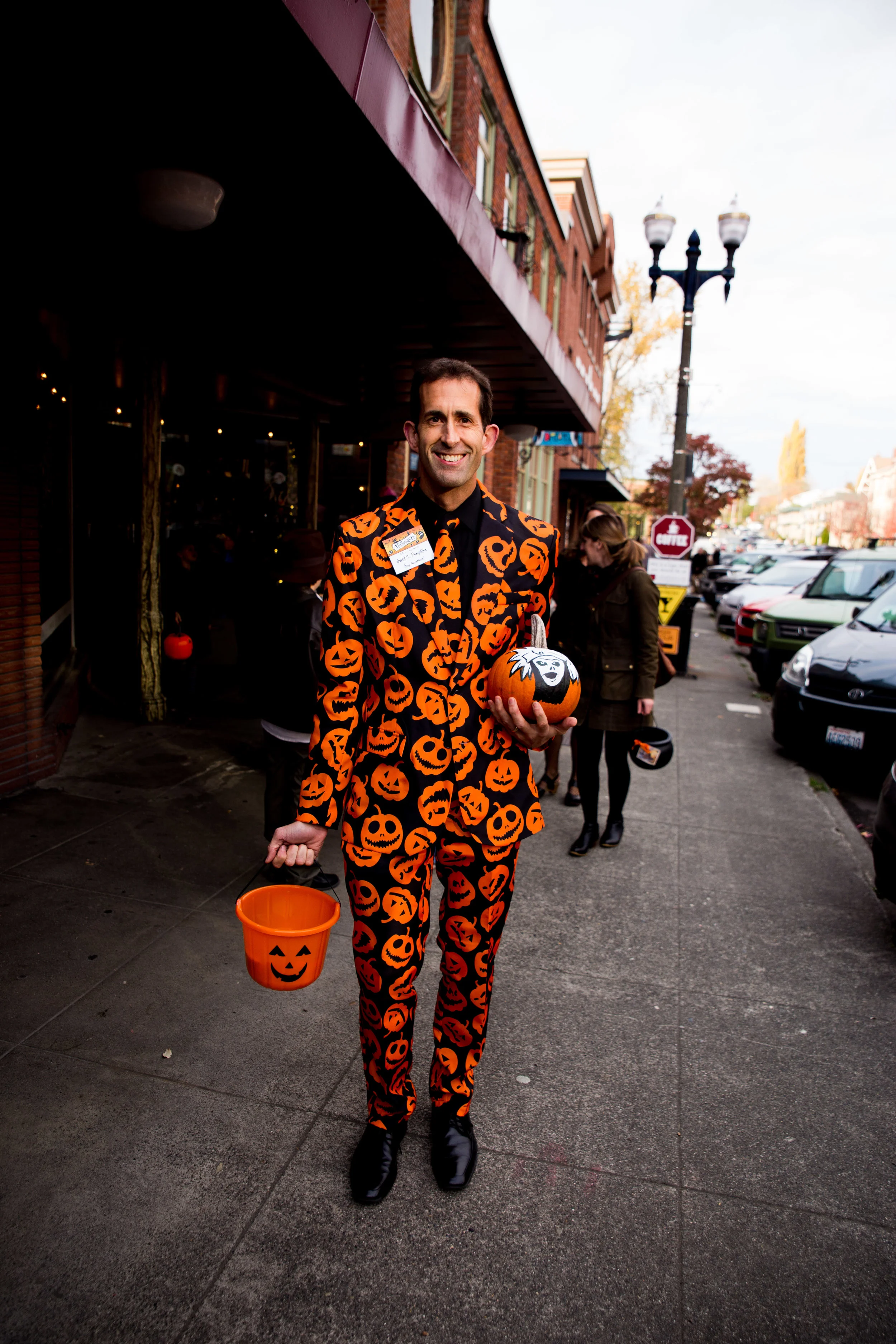David S. Pumpkin's everybody! If you have any questions, look up SNL season 42, Episode 4.. I can't guarantee any answers, but that entire episode is pure gold.