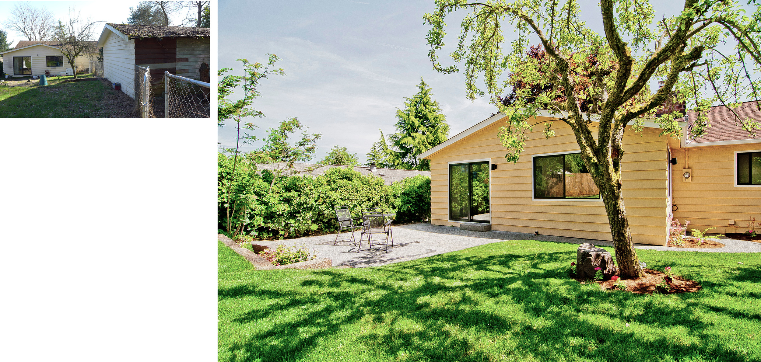 Back Yard & Garage