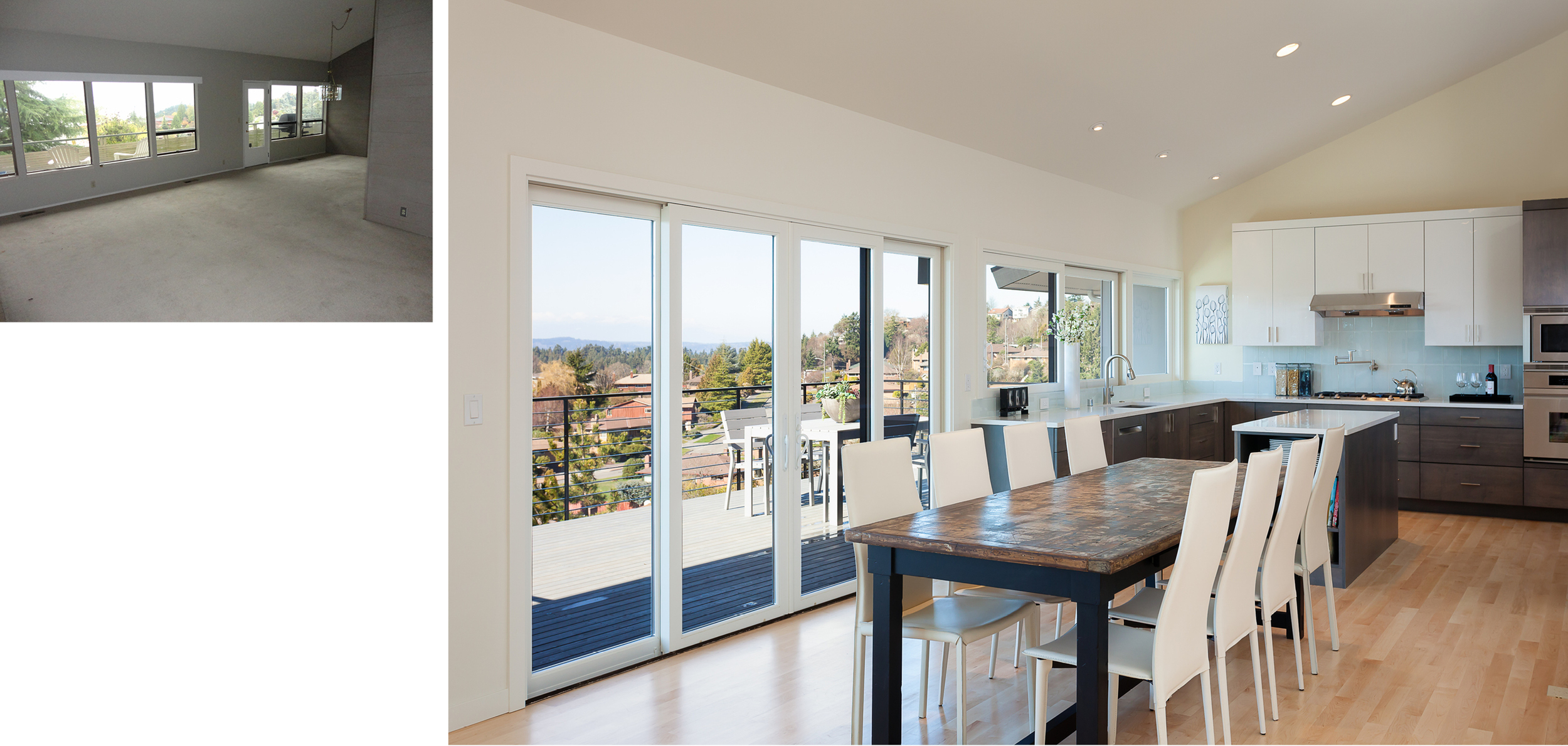 Dining Room & Kitchen to Deck