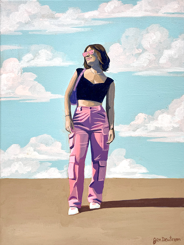 Syd at ACL / Acrylic on canvas