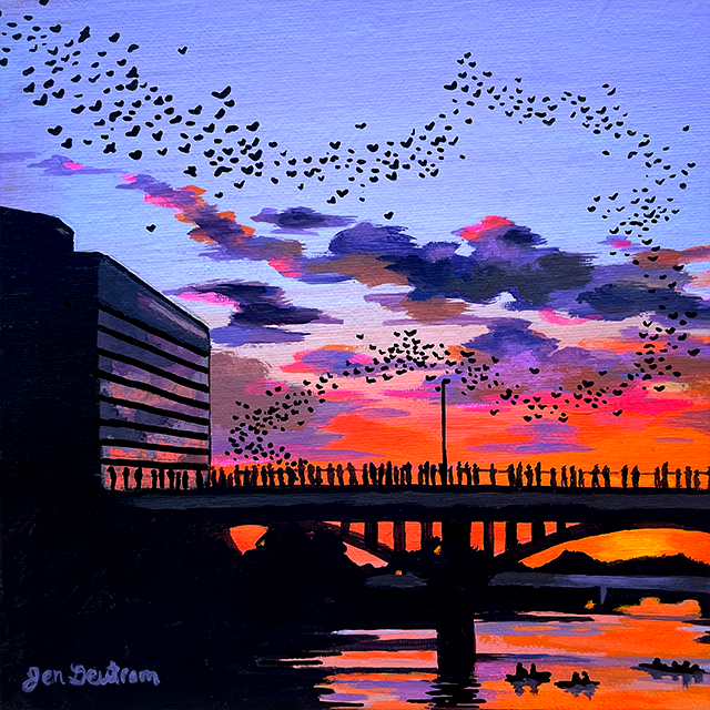 Bats Over Congress Ave Bridge (Sold)