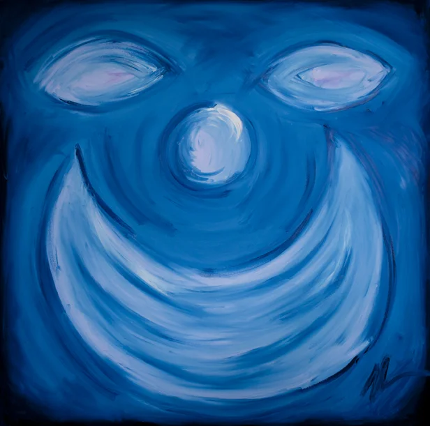 Happy Face Abstract 10 Medium: Oil on Canvas Ex: 48 in x 60 in $2,000.00