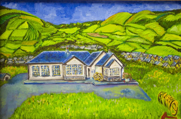 Pats Oil on canvas 24" x 36" $1800 Sold (Sold private Collection)