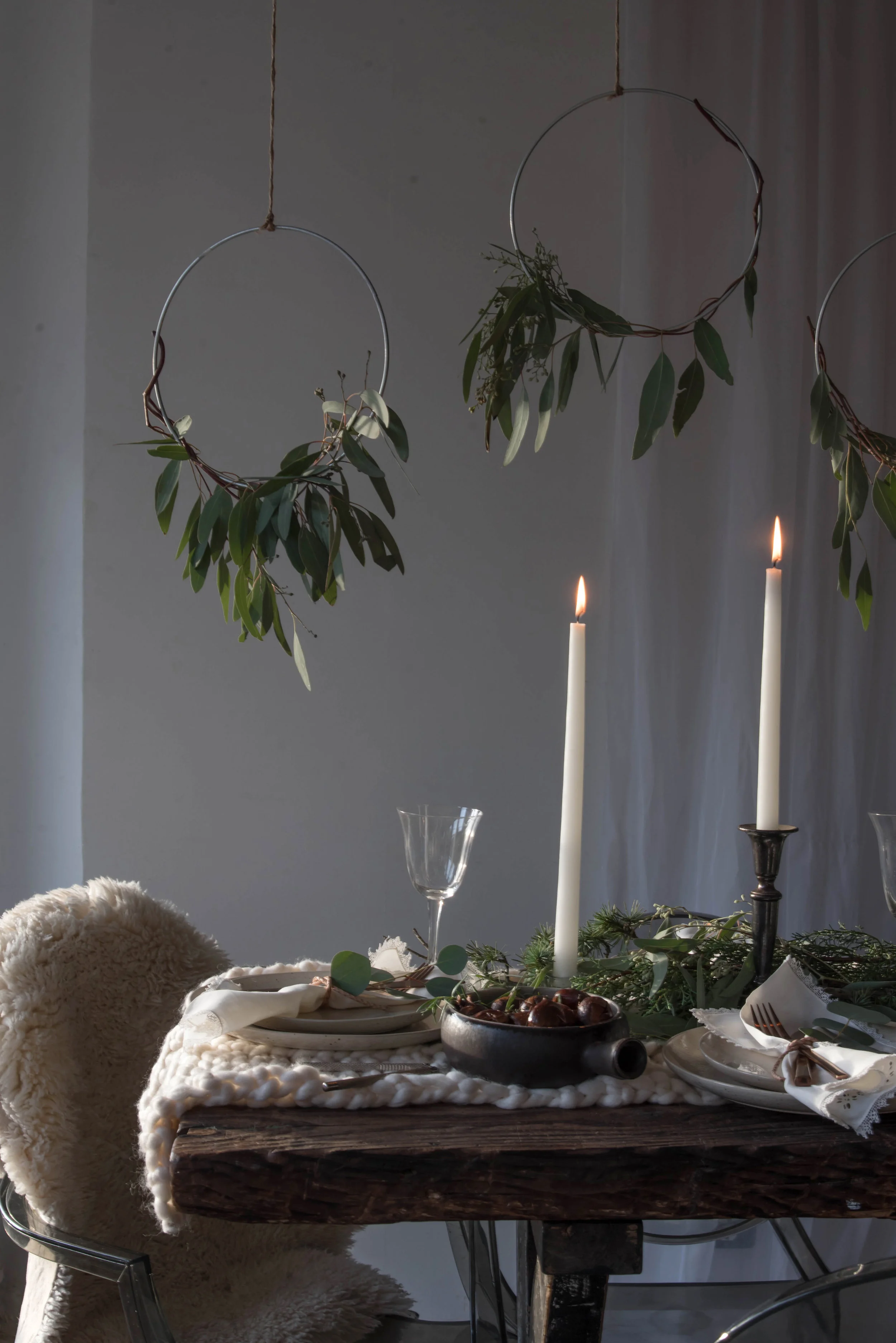 ROSE & IVY Journal Winter Light A Holiday Table Setting