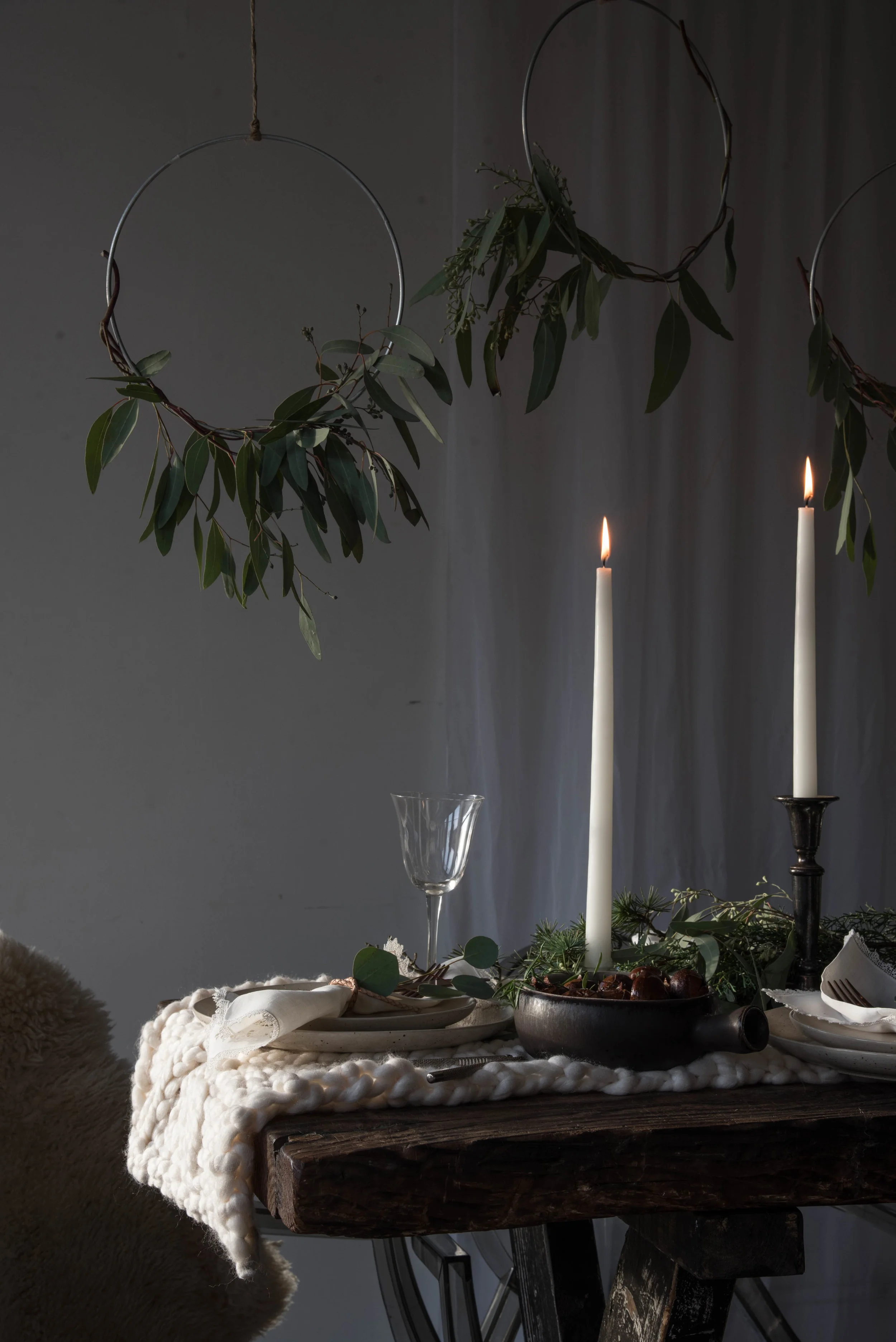 ROSE & IVY Journal Winter Light A Holiday Table Setting