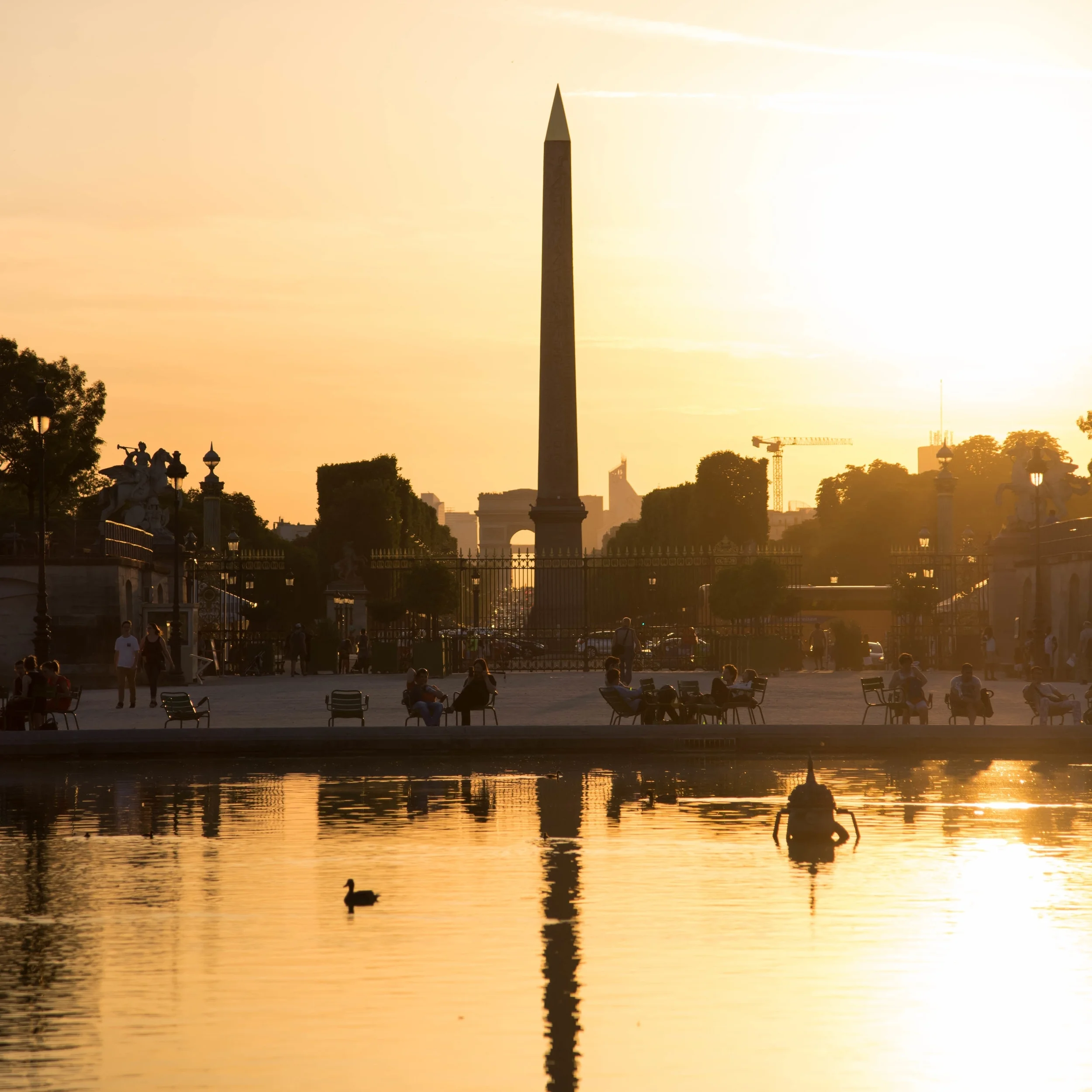 Walking Towards the Light | The Golden Hour in the Tuilleries