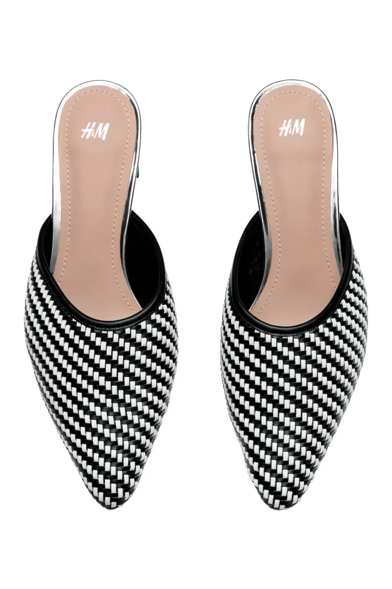 The Find | Black &amp; White Mules
