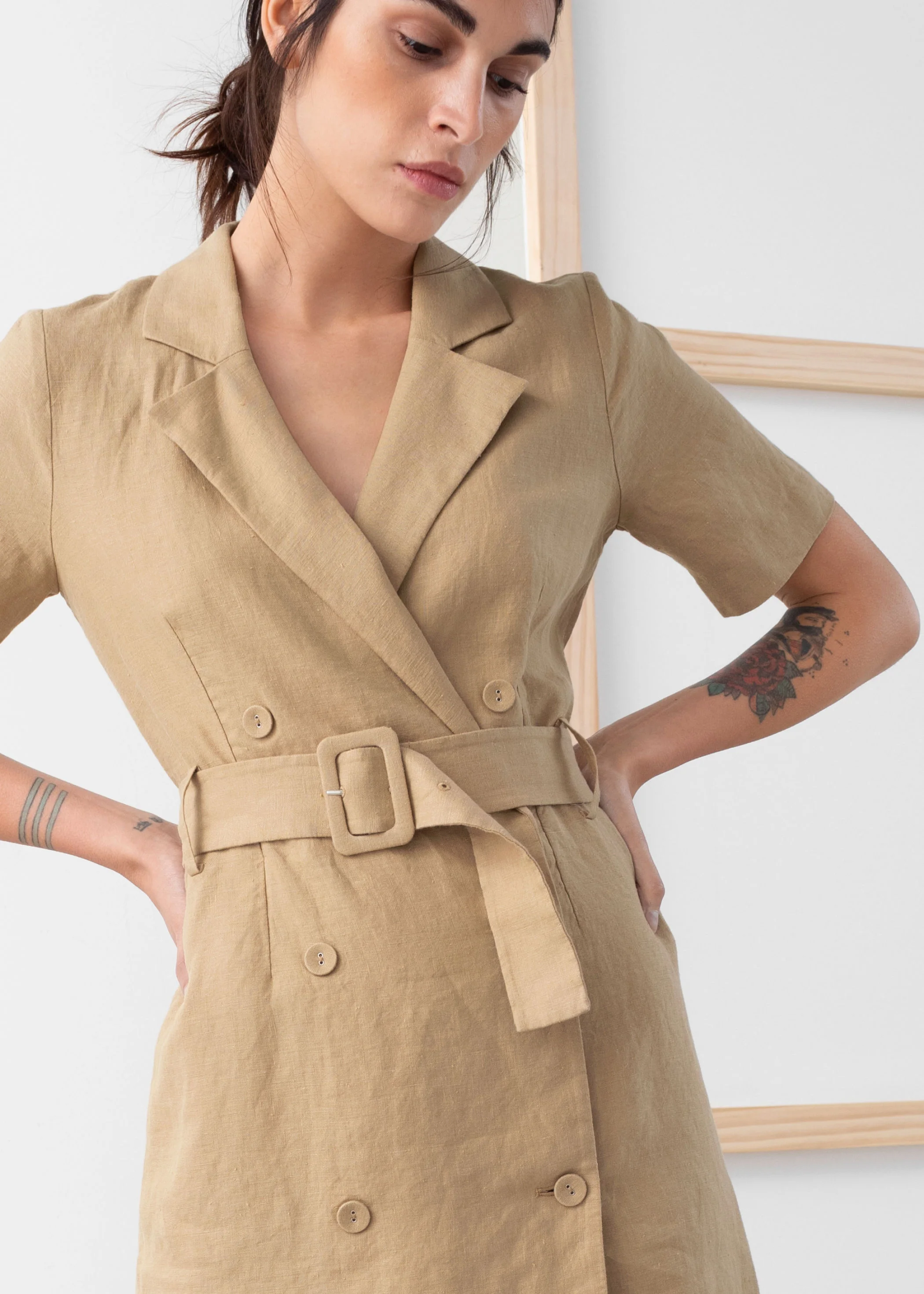 The Find | A Belted Linen Dress 