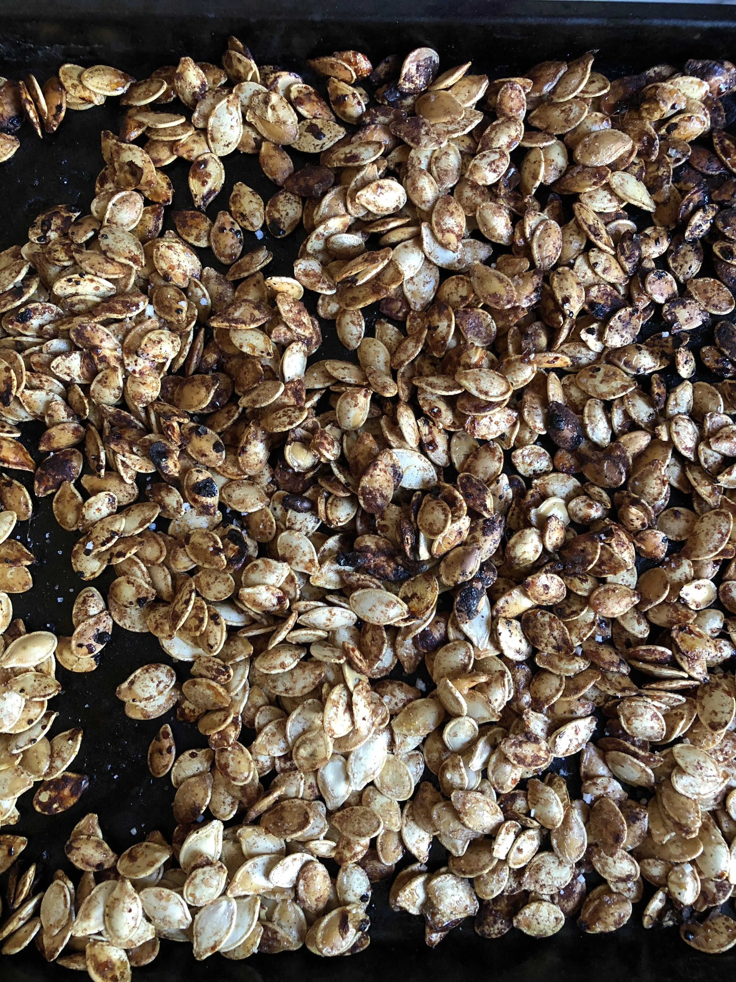 Waste Not | Pumpkin Seeds + Spiced Pumpkin Seeds