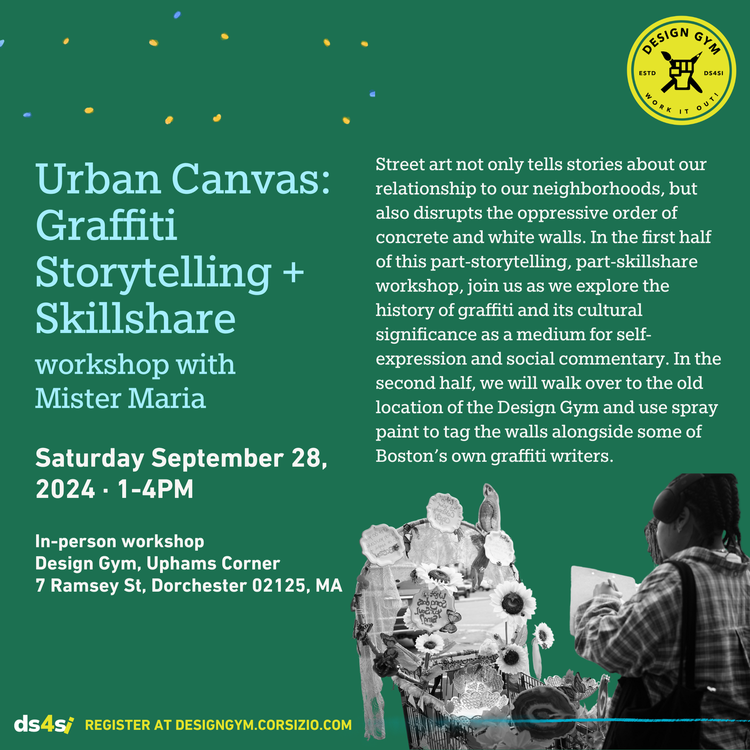 Urban Canvas: Graffiti Storytelling and Skillshare Workshop