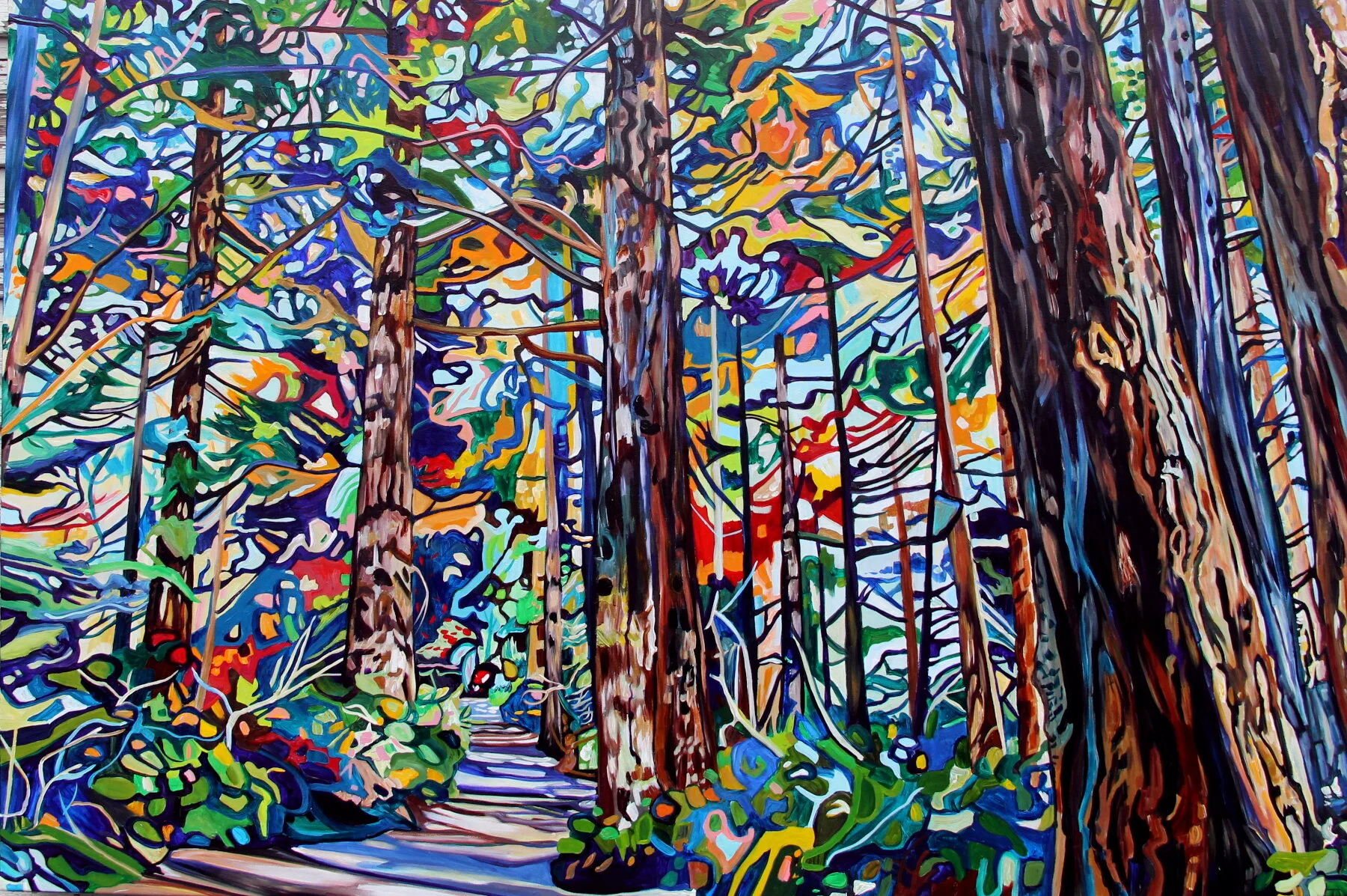 Lighthouse Forest (2020) 60x40 acrylic on canvas Taralee Guild (low res).JPG