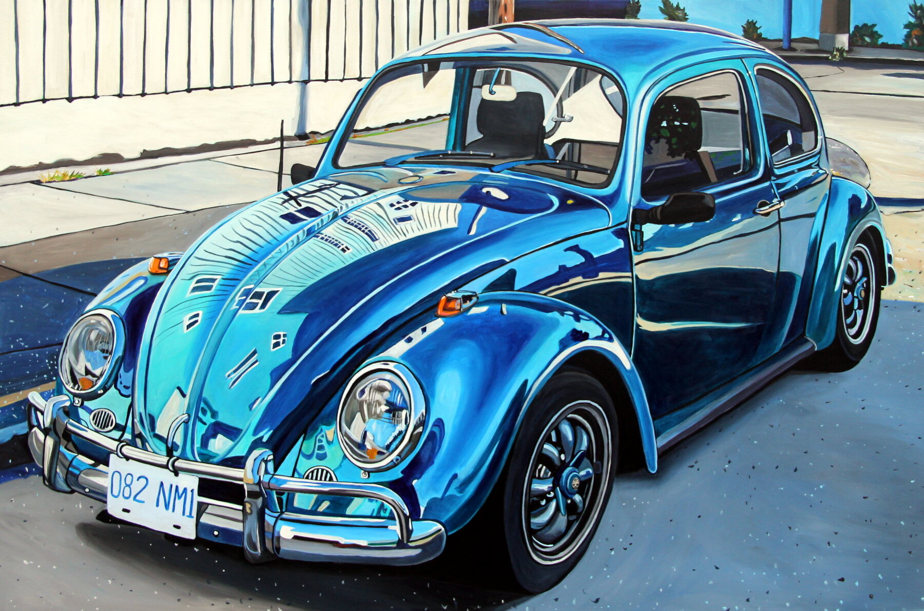 Vw Bug (2020) 60x40 acrylic on canvas Taralee Guild (low res).JPG