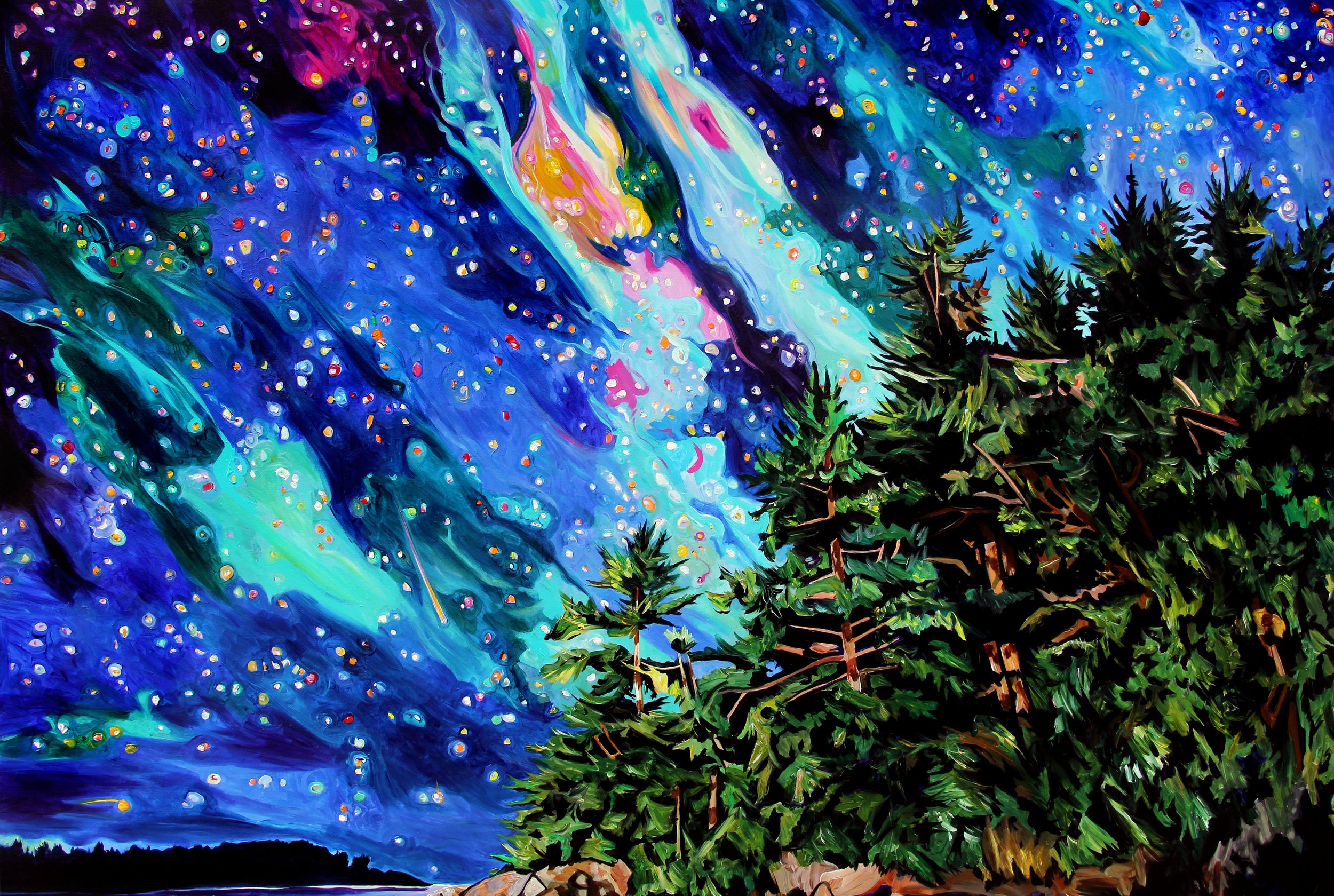 Star Shower Tofino (2022) 60x40 acrylic on canvas Taralee Guild (full res).JPG