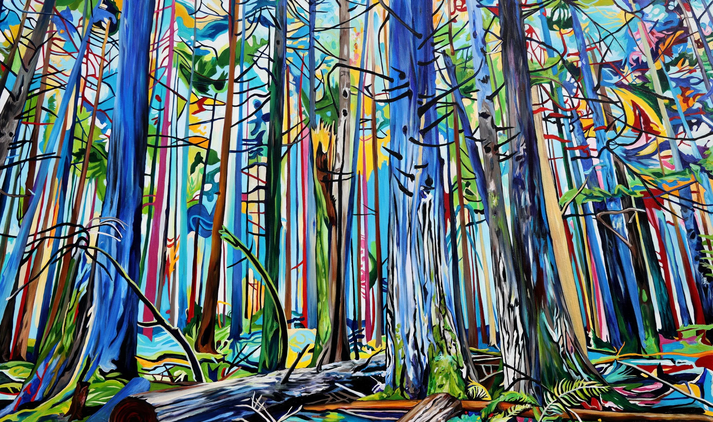 Across The Trees (2026) 72x42 acrylic on canvas Taralee Guild (low res).JPG