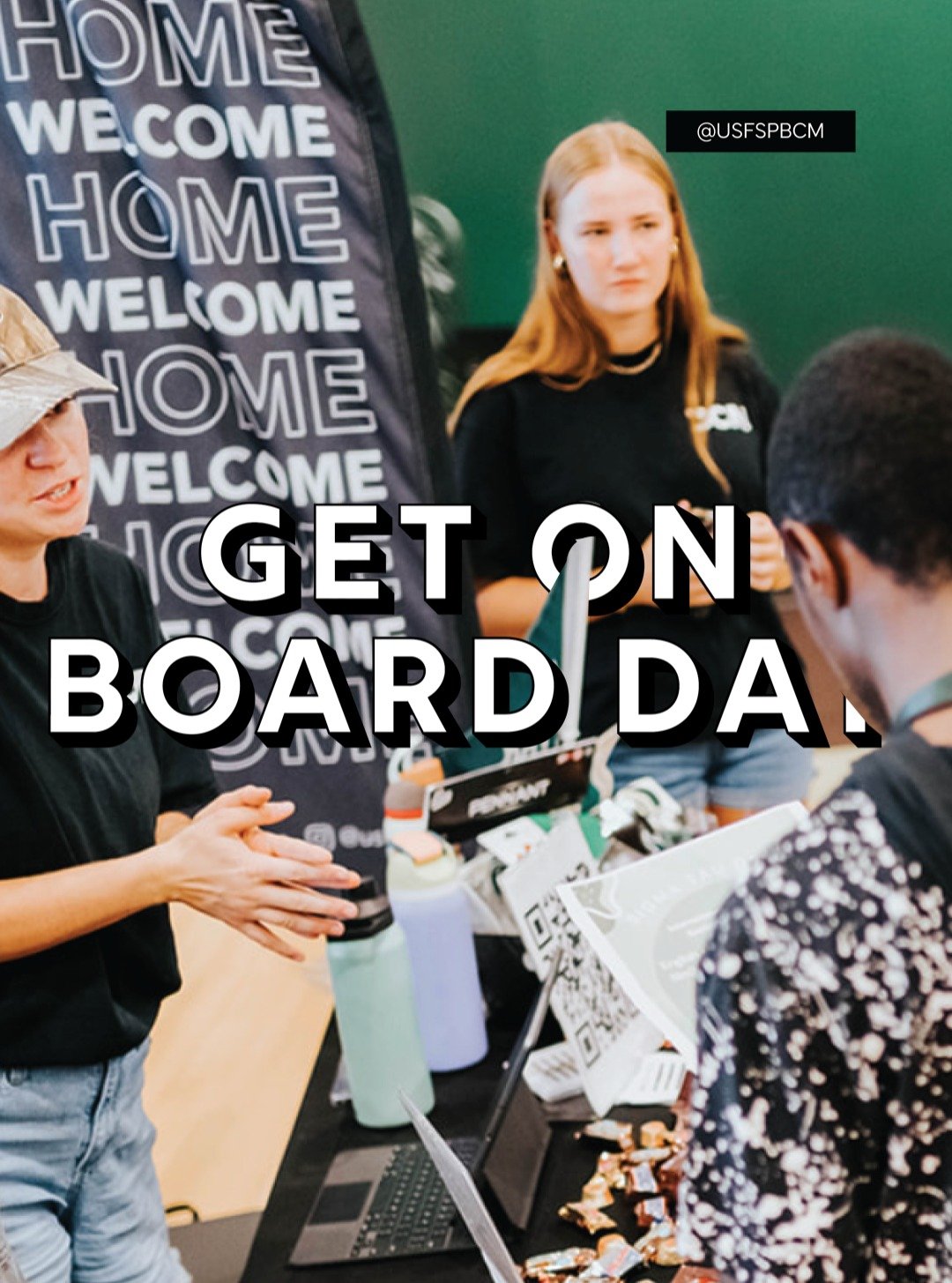 Get On Board Day is a great way to get to know more about who and what BCM does! 

Stop in and say hi to our table at the USC Ballrooms on Tuesday, August 26th, from 11am to 1pm 🎉