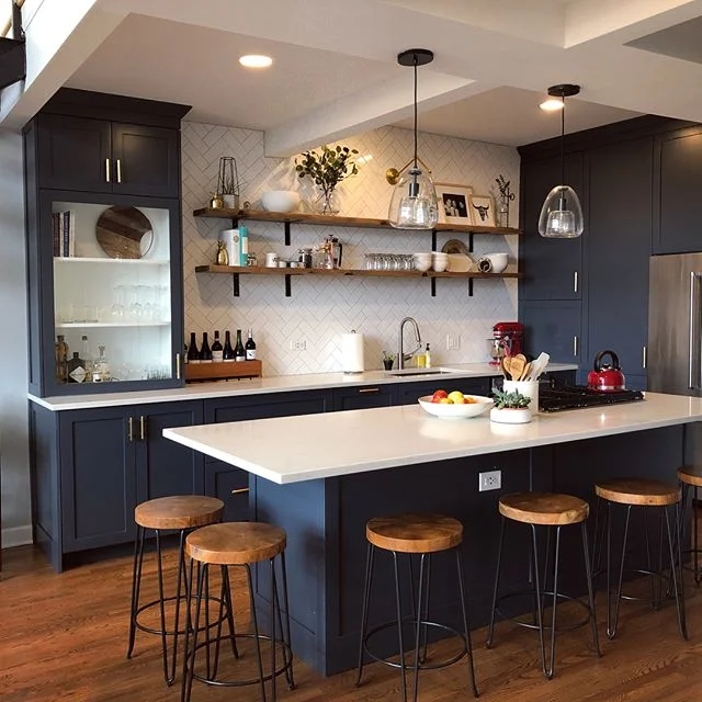 One year in and lots of lessons learned. Demo is fun…realizing you threw away crucial parts to your shower is not. People on youtube are just better at things than you. There are approximately 10,000 shades of bluish-gray (I love them all). It