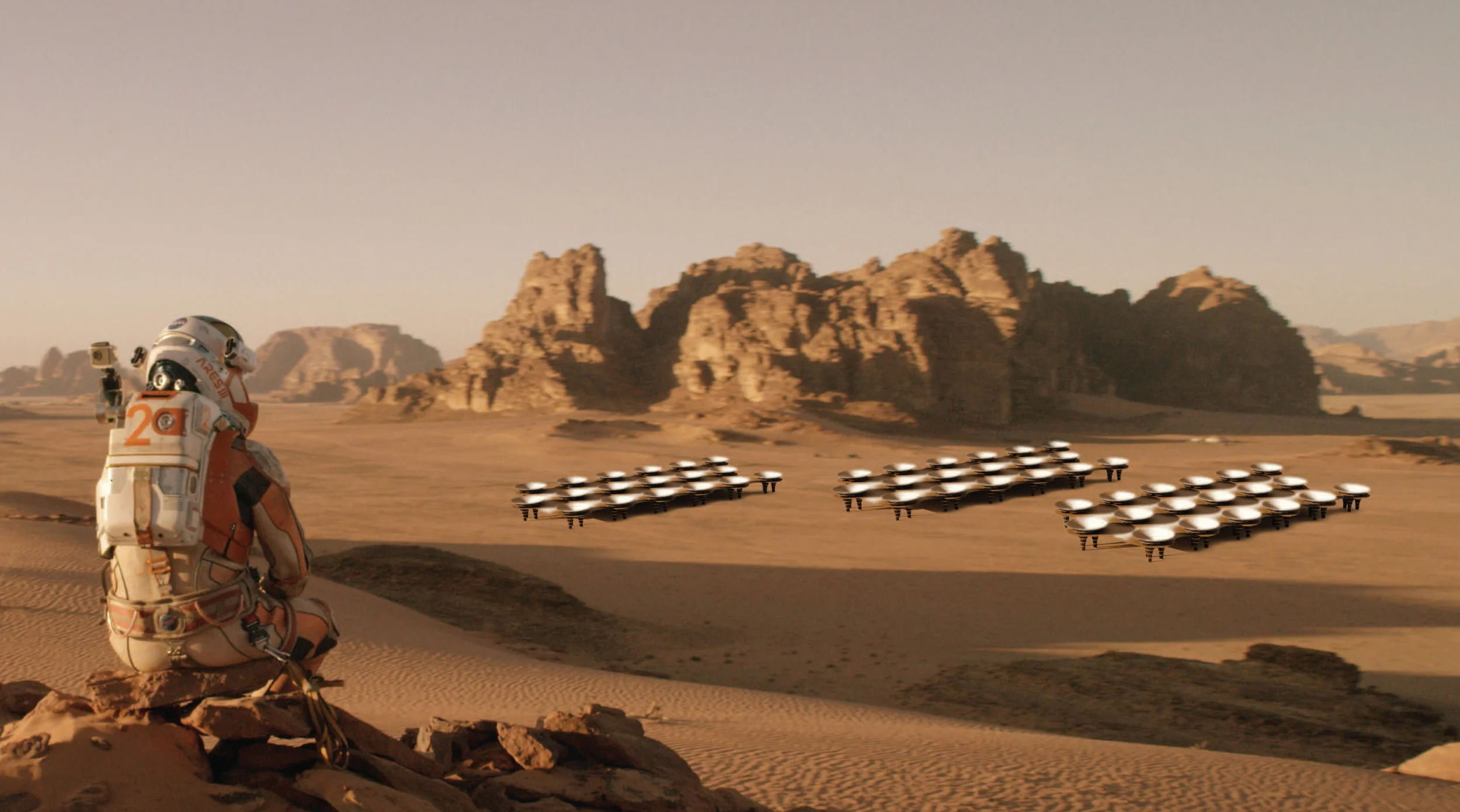 Artificial Forest If the initial settlement were successful, it would be conceivable to populate the surface of Mars with several of these biomes to create an artificial 'forest' on the planet in anticipation of a manned mission. 