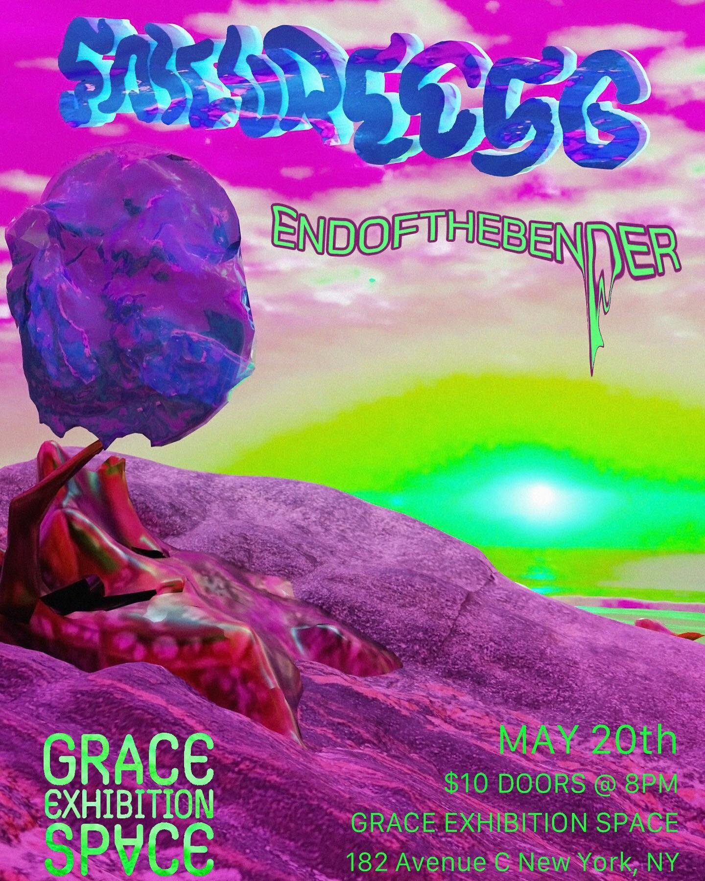 FAILURE EGG LIVE IN NYC!!!!!! 
Come see me, @frepykinz14, and @jemila_macewan (and featuring @uni_versek) next Saturday at @graceexhibitionspace as we perform &ldquo;ENDOFTHEBENDER&rdquo;
See y&rsquo;all there 💜💜🐛🪲💜💜