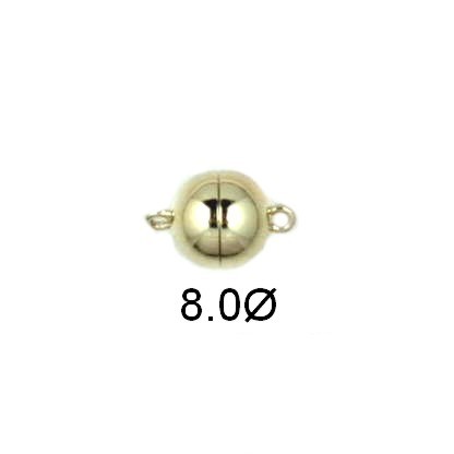 8mm magnetic ball clasp